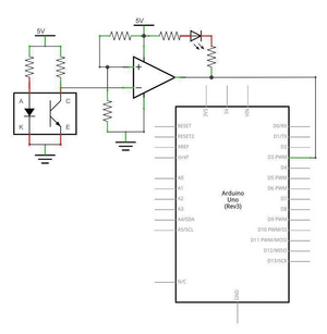 Esquema elèctric mòdul KY-033